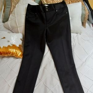 NWOT New York & Company shiny black pants